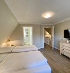 kleines Schlafzimmer von einem Haus auf Sylt, Kampen von Cäcilienhof