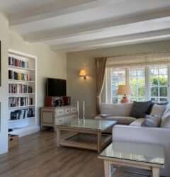 Großes Wohnzimmer von einem Haus auf Sylt, Kampen von Cäcilienhof