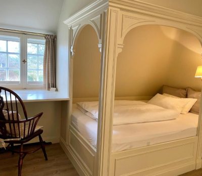 kleines Schlafzimmer von einem Haus auf Sylt, Kampen von Cäcilienhof