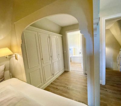 kleines Schlafzimmer von einem Haus auf Sylt, Kampen von Cäcilienhof