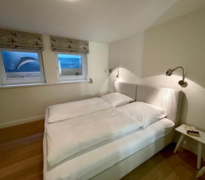 Großes Schlafzimmer von einem Haus auf Sylt, Kampen von Cäcilienhof